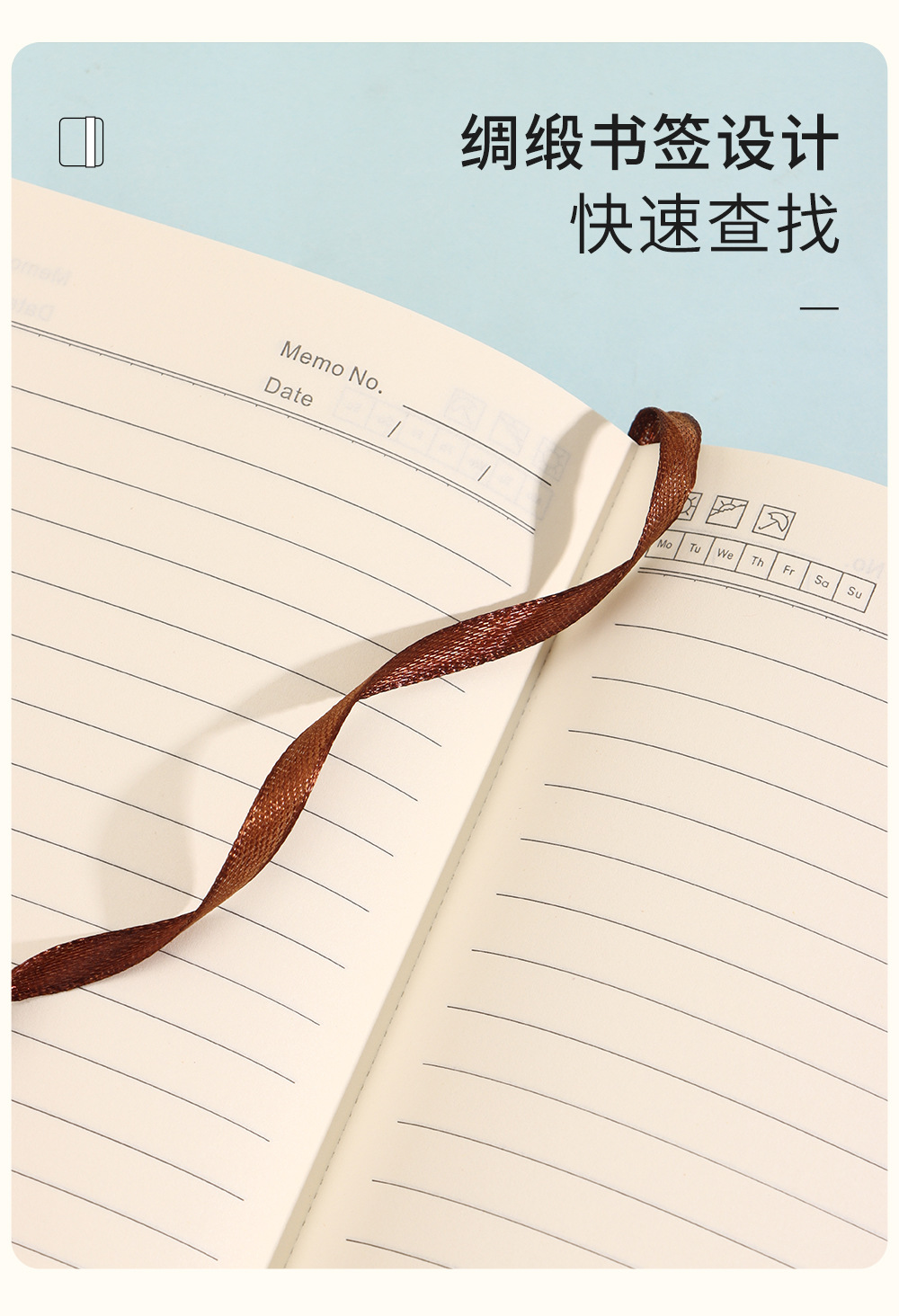 Everyday Faux Leather Notebook - product detail 5