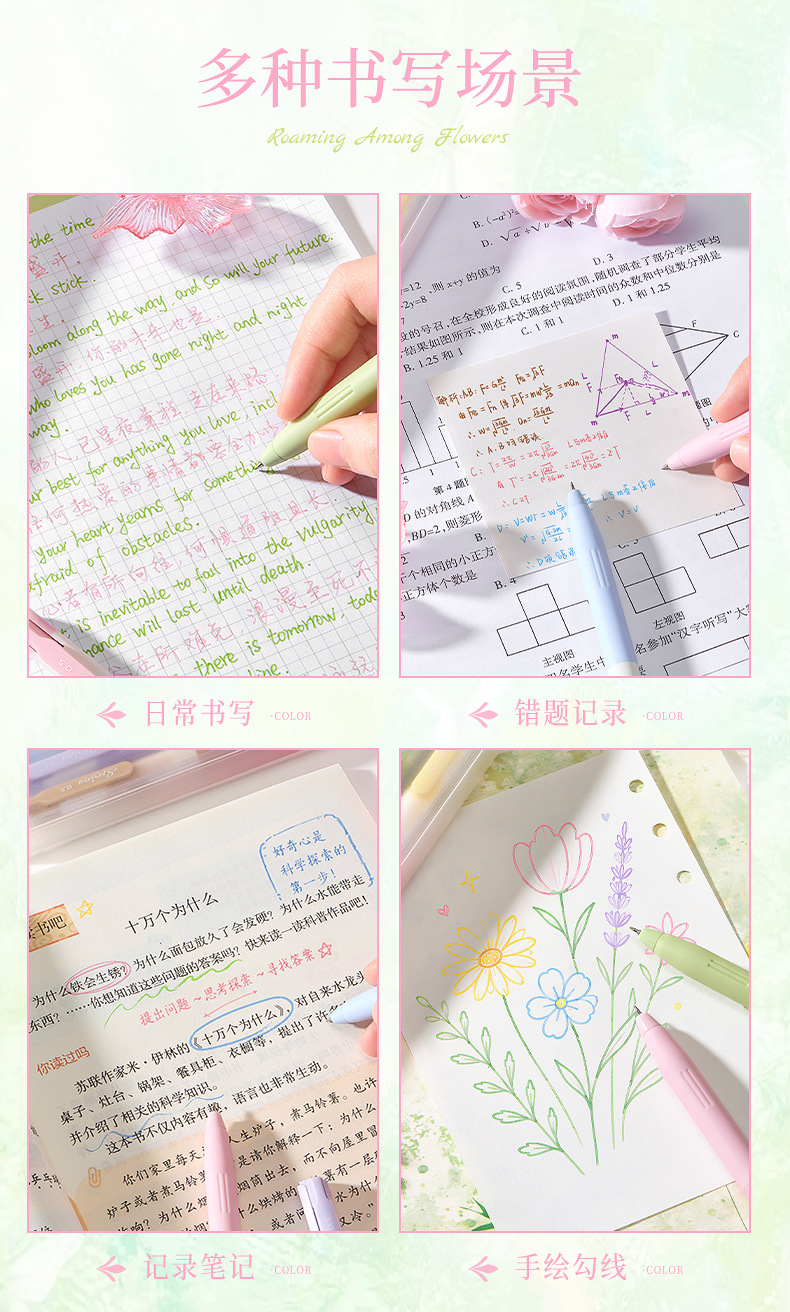 Soft Palette Retractable Gel Pens - product detail 10