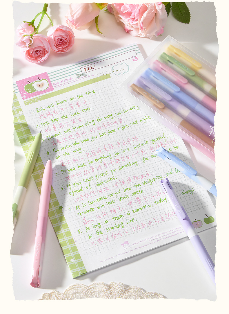 Soft Palette Retractable Gel Pens - product detail 13