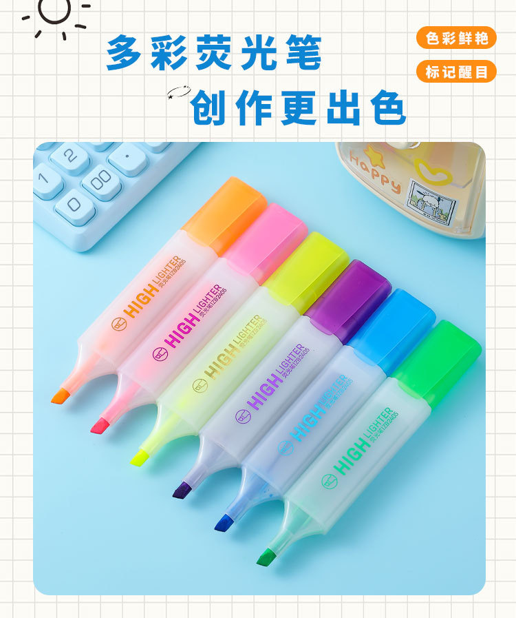 Bright Notes Chisel Highlighters - product detail 1