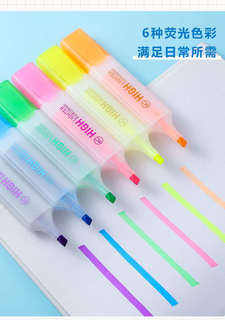 Bright Notes Chisel Highlighters - product detail 3
