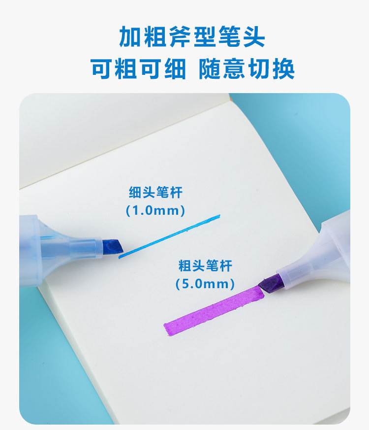 Bright Notes Chisel Highlighters - product detail 6