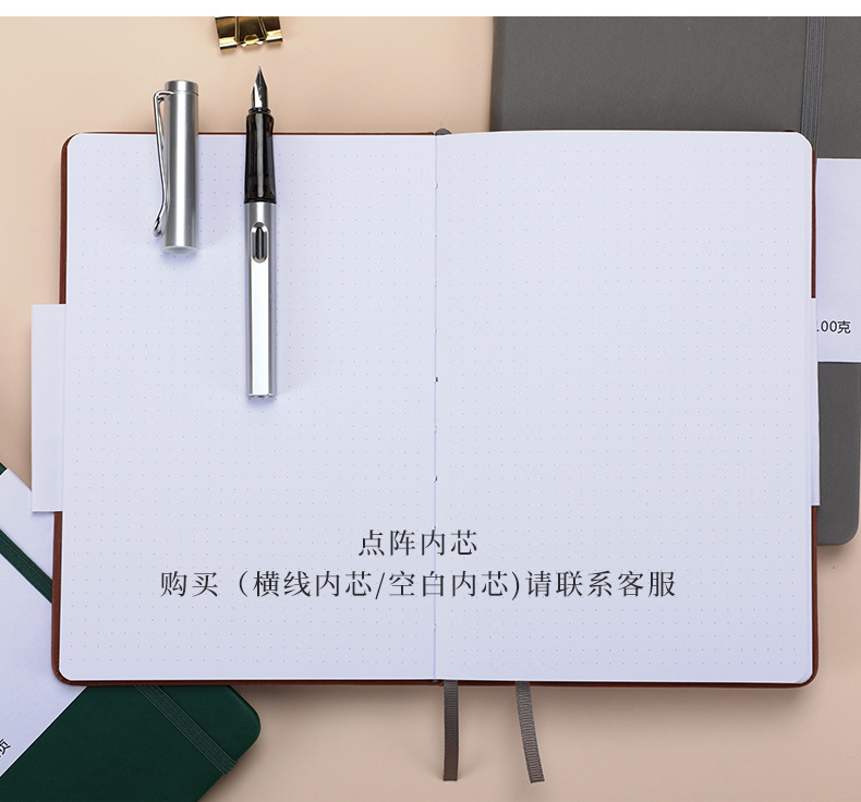 A5 Hardcover Dot Grid Journal - product detail 4