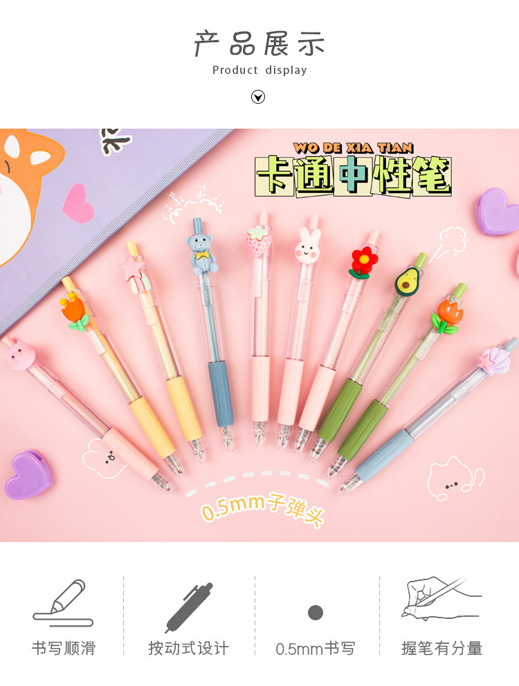 Little Character Retractable Pens - product detail 12