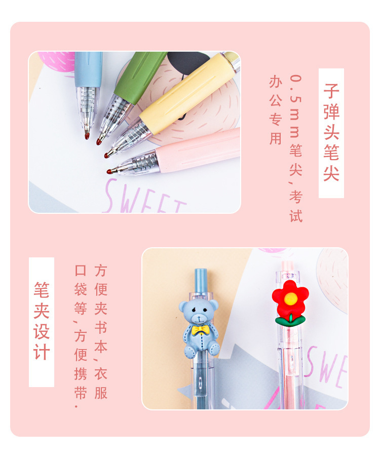 Little Character Retractable Pens - product detail 15
