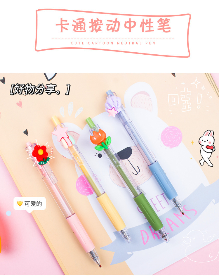 Little Character Retractable Pens - product detail 9