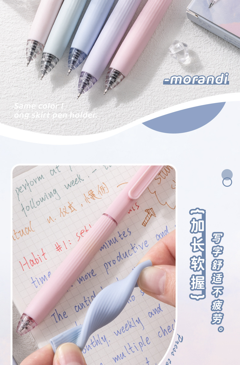 Retro & Cream Color Gel Pens - product detail 10