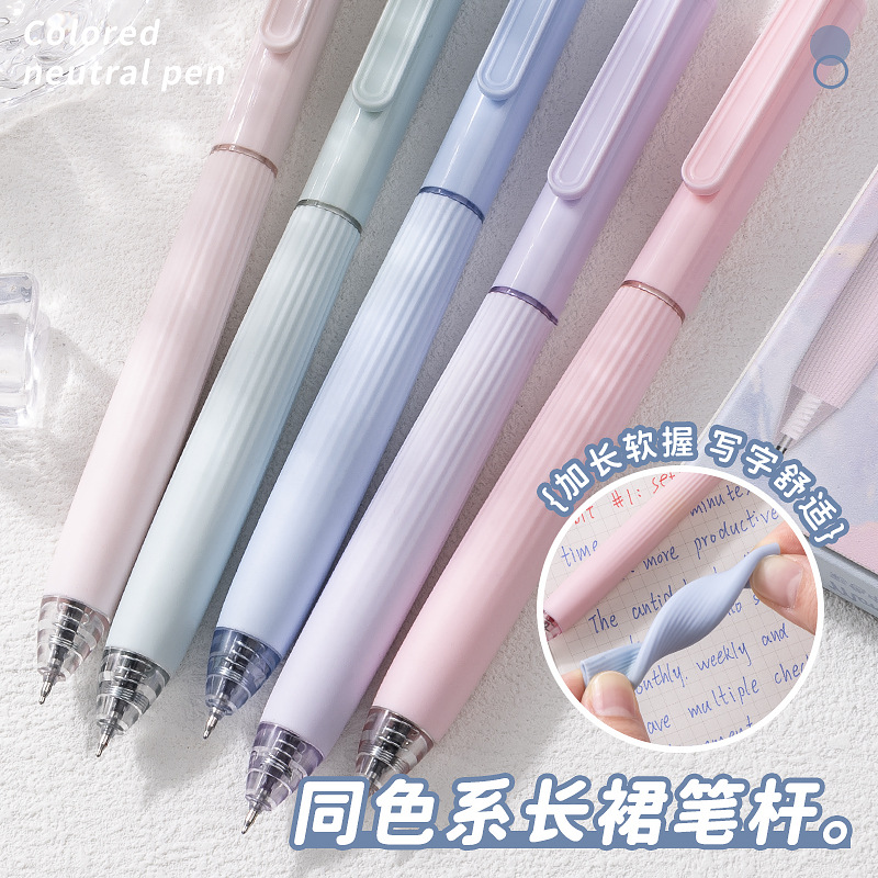 Retro & Cream Color Gel Pens - Image 2