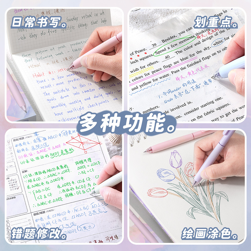 Retro & Cream Color Gel Pens - Image 4