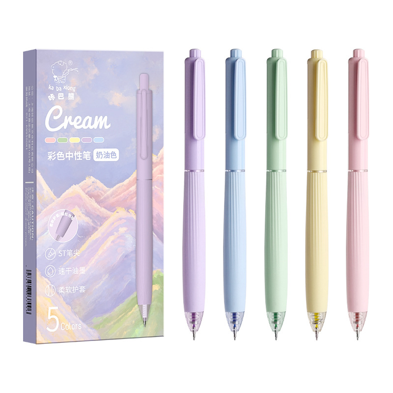 Retro & Cream Color Gel Pens - Image 5