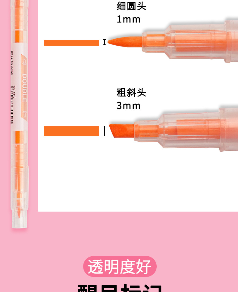 Dual-Tip Highlighting Pens - product detail 4