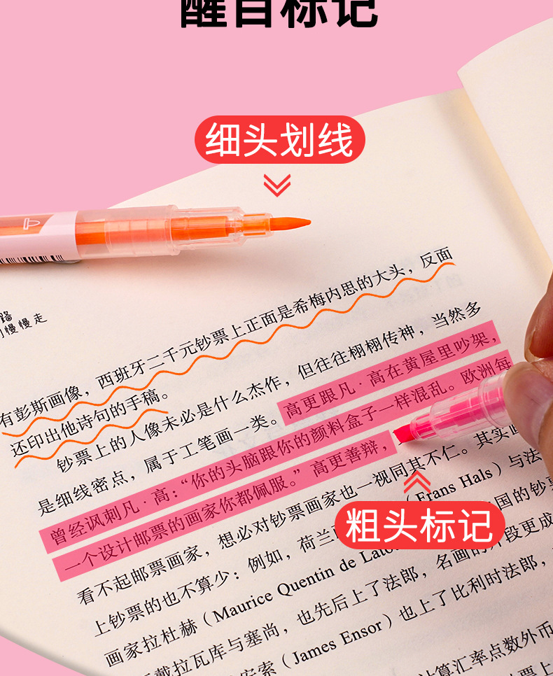 Dual-Tip Highlighting Pens - product detail 5