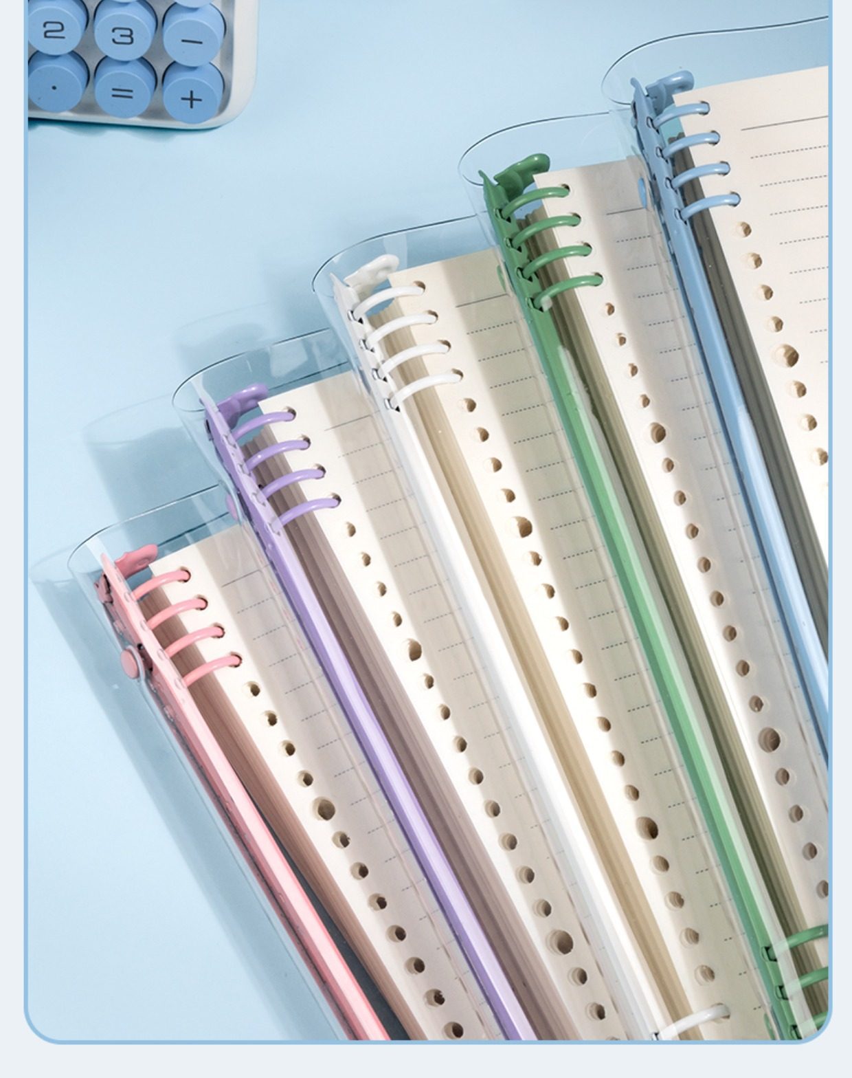 Clear Cover Loose-Leaf Notebook - product detail 13
