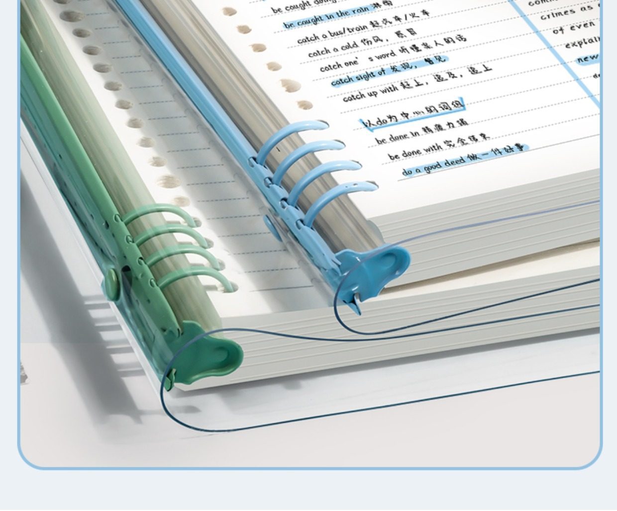 Clear Cover Loose-Leaf Notebook - product detail 6