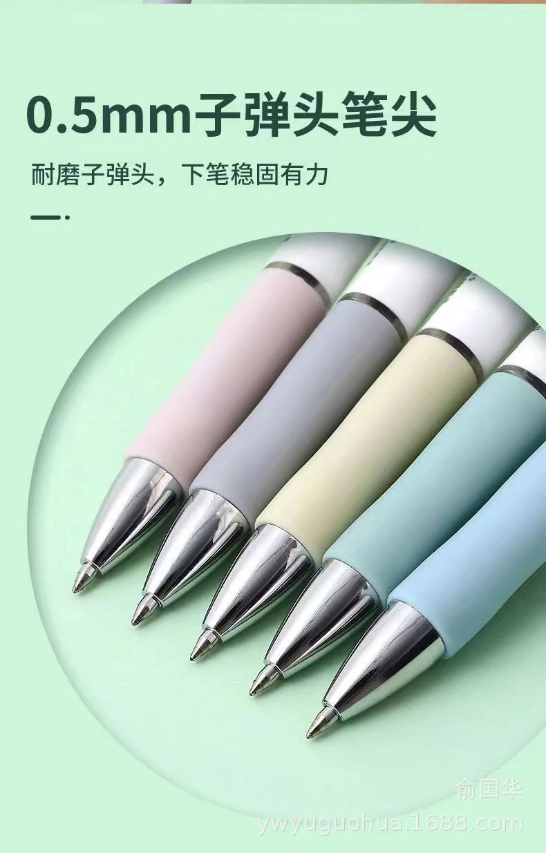 Muted Color Click Pens - product detail 13
