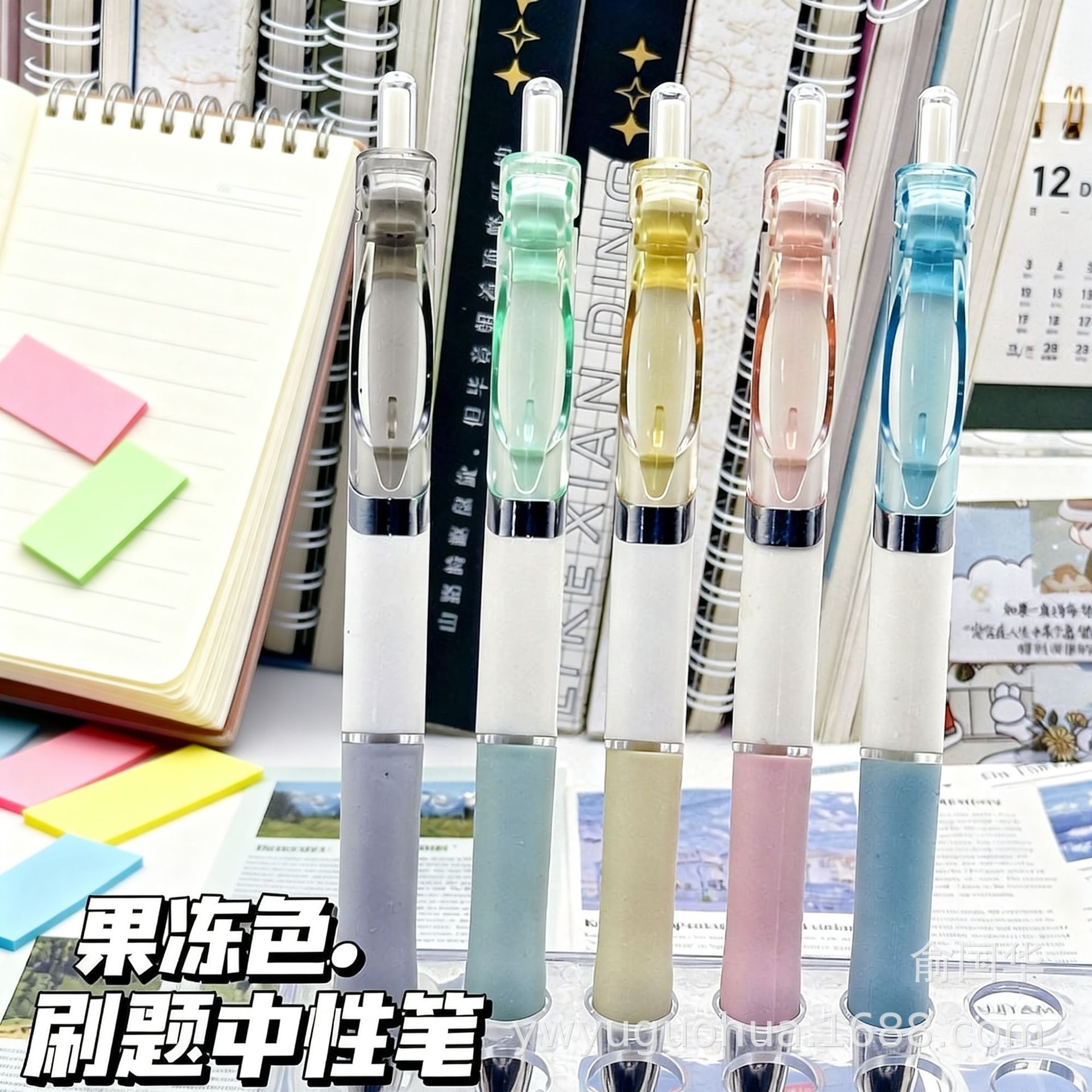 Muted Color Click Pens - product detail 4