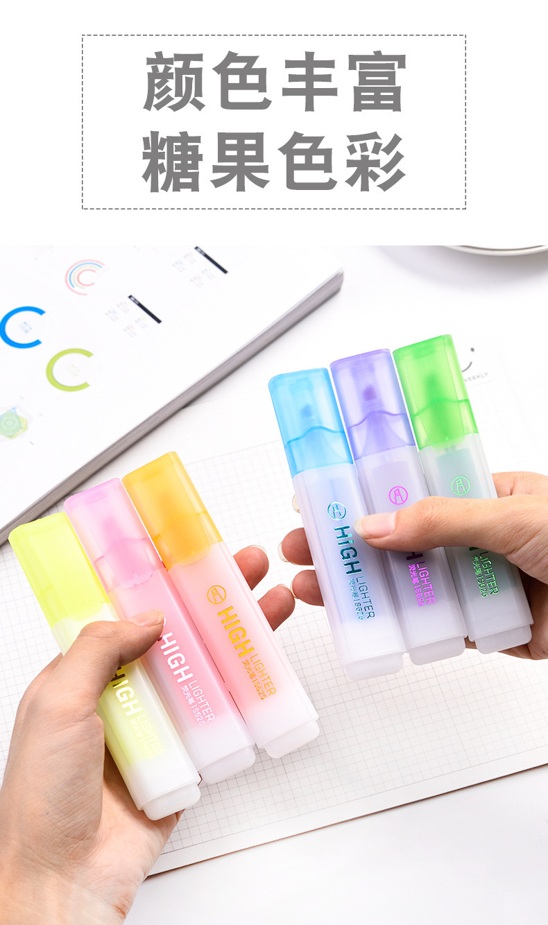 Candy Color Broad-Tip Highlighter - product detail 4